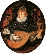 Nicholas Hilliard Portrait miniature of Elizabeth I of England USA oil painting artist